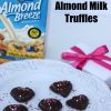 Dark Chocolate Almond Milk Truffles for Valentine’s Day