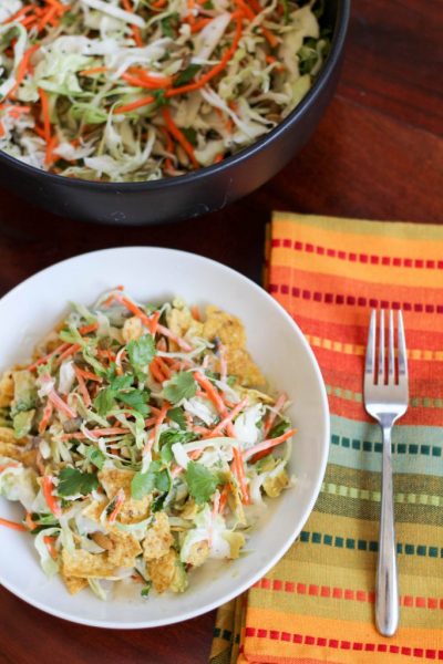 Chopped avocado southwest salad