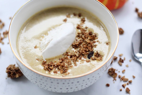 Pumpkin Pie Protein Bowl (gluten-free, vegan)