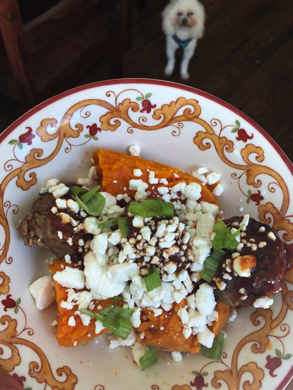 Meatballs with sweet potato