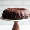 Vegan Chocolate Bundt Cake with Chocolate Ganache Glaze