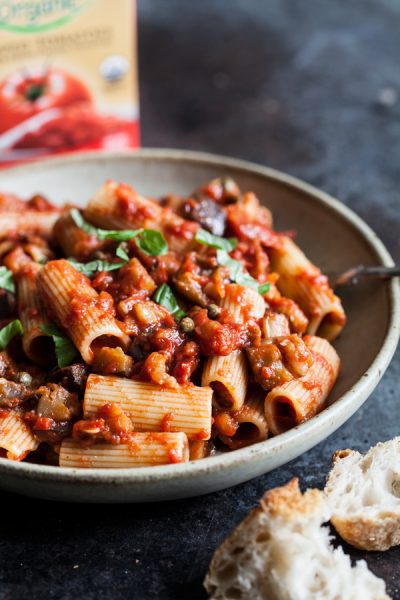 Vegan Rigatoni Alla Norma