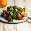 Farro Breakfast Salad with Sweet Potatoes & Apples