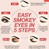 Try smokey eyes with these five easy steps