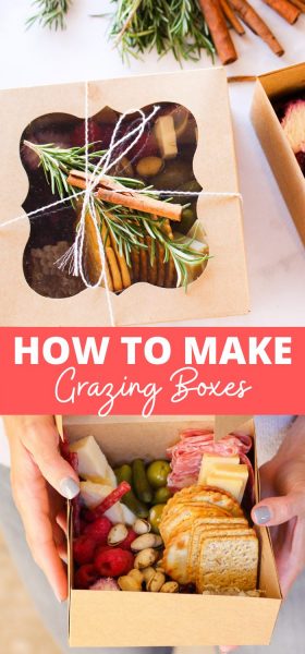 DIY grazing boxes (COVID-friendly appetizer or easy holiday gift)