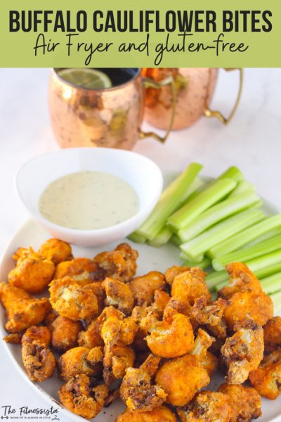 Air Fryer Buffalo Cauliflower Bites (gluten-free)