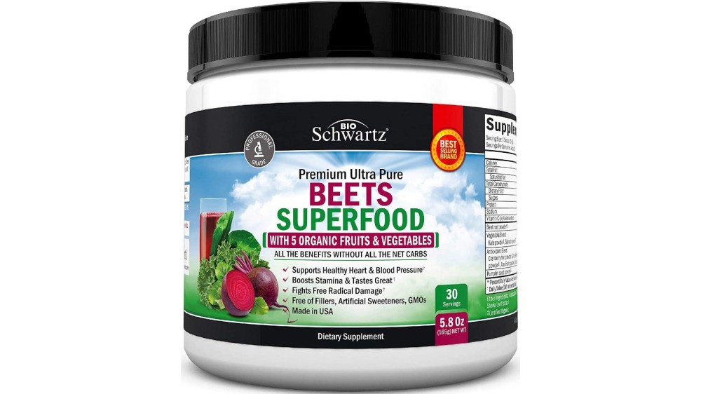 BioSchwartz Beets Superfood powder with organic fruits and vegetables